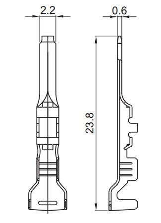 Weatherproof Automotive Wire Crimp Connectors / Automotive Style Electrical Connectors