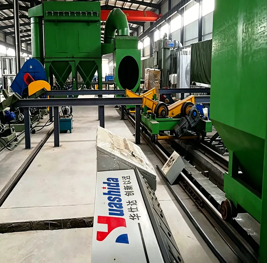 Internal Pipe Bore Shot Blasting Machine for Steel Pipe Derusting with 89 - 4200 mm Range, Automated Indexing and Rotation, and Closed-Loop Shot Recovery