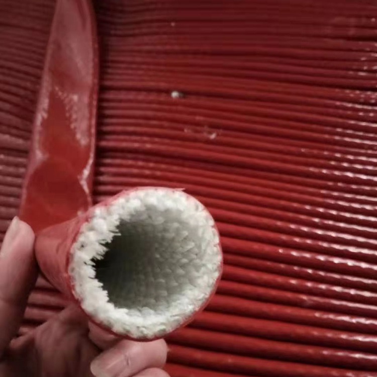Sleeving стеклоткани силиконовой резины 0.5mm изолировал огнеупорное