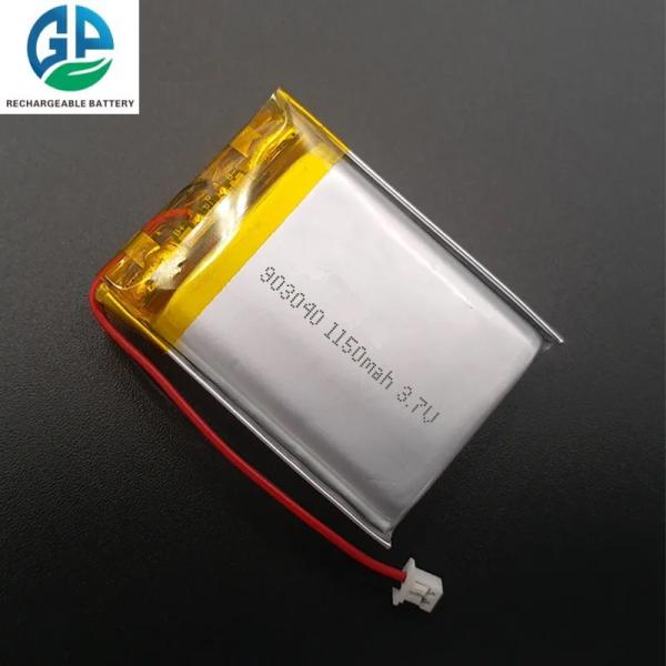 3.7v 1150mah 903040 перезаряжаемая липо батарея 4.07wh