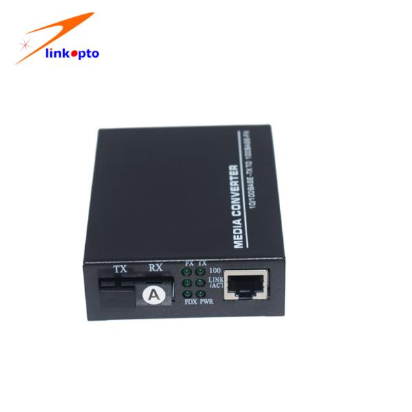 Conector duplo do SC 1550nm do conversor 10 dos meios de SFP da fibra da manutenção programada/100M 80km