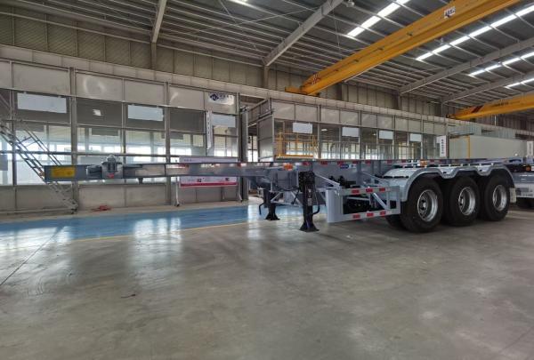 Ultra Low Chassis Flatbed Semi Trailer with Heavy Duty Design and Wabco Relay Valve