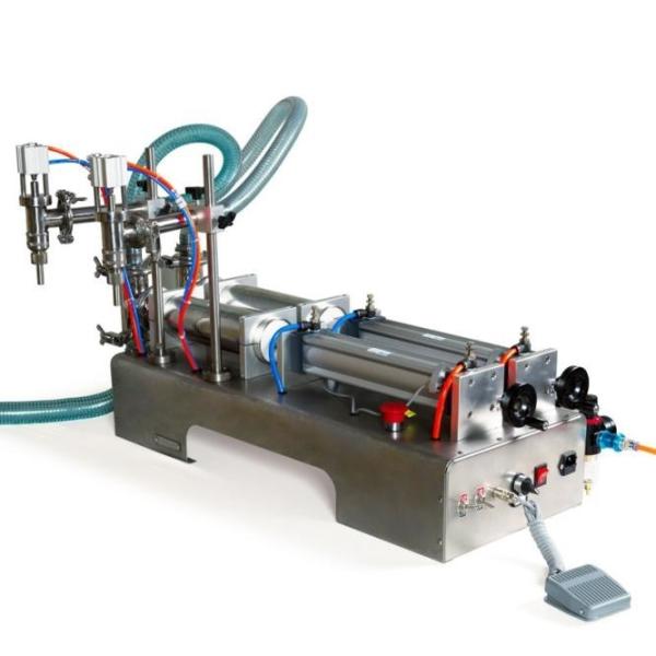High Accuracy Piston Type Double Nozzles Soft Drink Liquid Filling Machine/water Filling Machine
