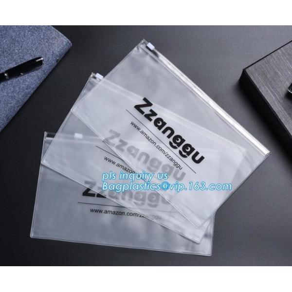 EVA Garment Packing Bag With zipper slider, cpe frosted zip lock bag with slide Zip lockk, Large Slider Zip Lock Plastic C