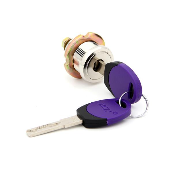 Brass Cylinder Disc Tumbler Cylinder Cam Lock Nickel Finish Two Keys