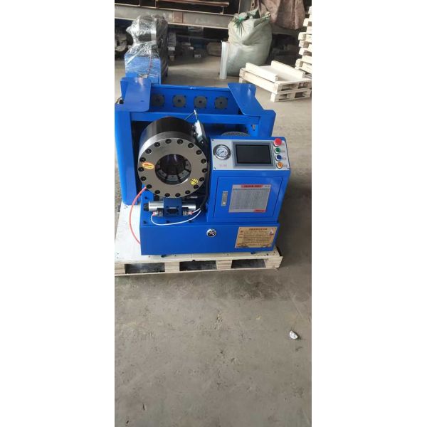 6-51mm Hydraulic Hose Crimping Machine with PLC Control System and 10 Interchangeable Dies for Versatile Crimping