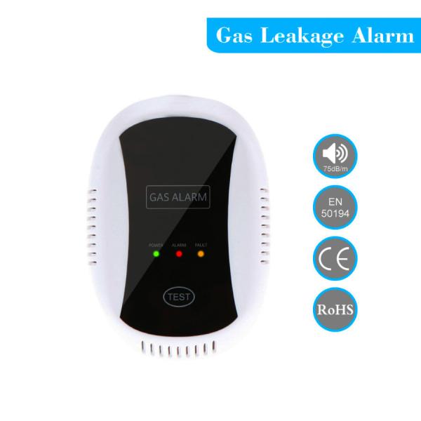 Alarme de gás prendido do sistema de segurança 433MHz da G/M do detector de gás natural LPG