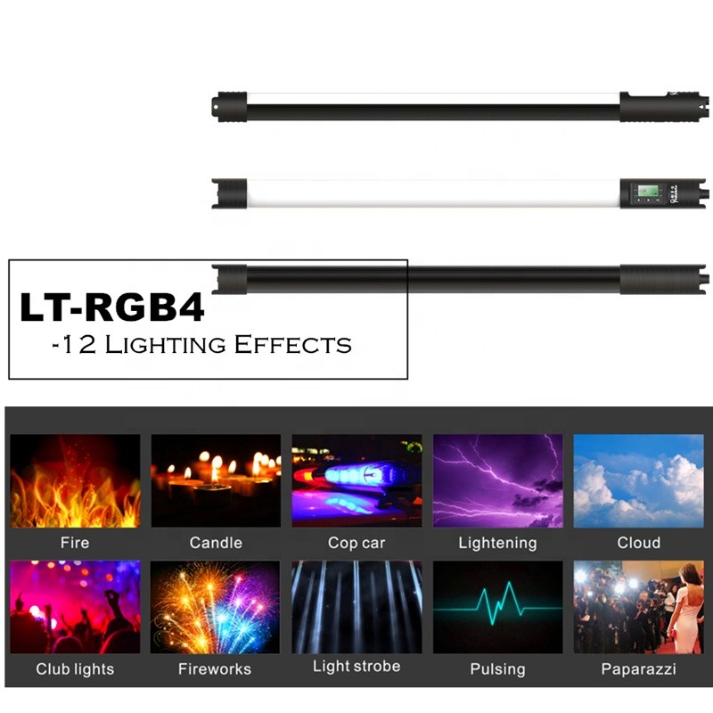 свет трубки СИД 95ra Handheld RGB 4 40W дневного света 2800K-9990K фута цвета Bi