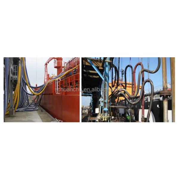 Résistance aux produits chimiques Résistance à la corrosion Résistance aux produits chimiques tuyau d'aspiration tuyau de livraison Industrie tuyau en caoutchouc flexible composite