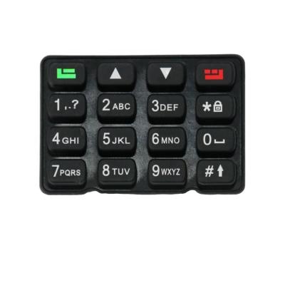 Custom Silicone Rubber Keypad for Mobile Phones 30-80 Shore A
