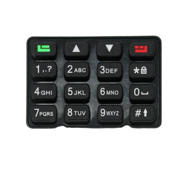 teclado numérico de borracha de silicone