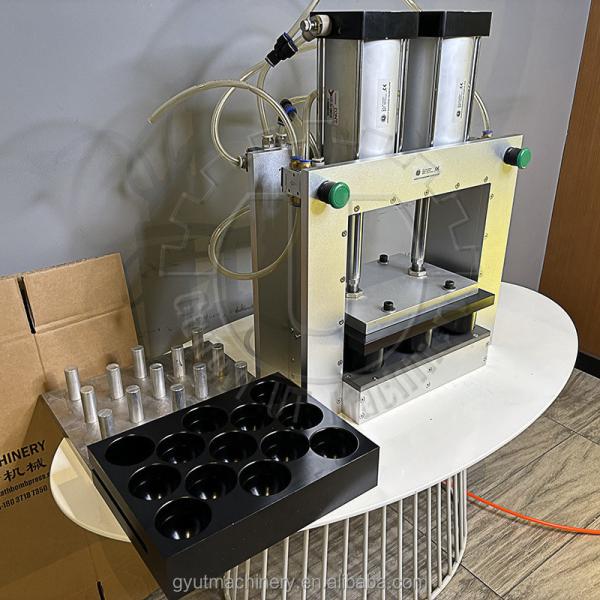 Máquina de banho pneumático de alta produtividade com moldes de 16 peças e preço acessível