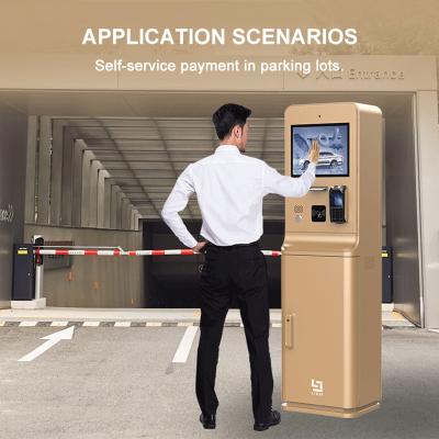 Outdoor Waterproof High Brightness Screen Parking Lot Self Payment Kiosk