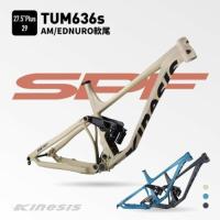 Kinesis 27.5er más el alza completa de aluminio de Mtb TUM636S 148*12M M del marco de la bici de montaña de la bici de la suspensión de 29er Enduro
