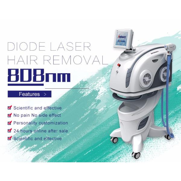 15*15mm2 spot size 808nm Diode Laser Beard Facial  armpit hair removal machine