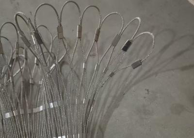 2mm stainless steel cable mesh 40mm For Shopping Mall Safety Fence
