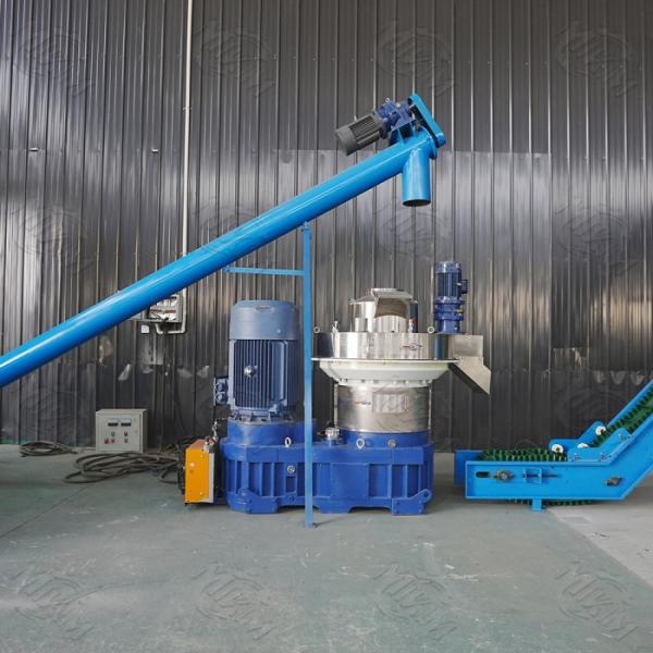 Fully automatic and efficient biomass straw pellet fuel production line Wood Fuel Pellet Press Machine