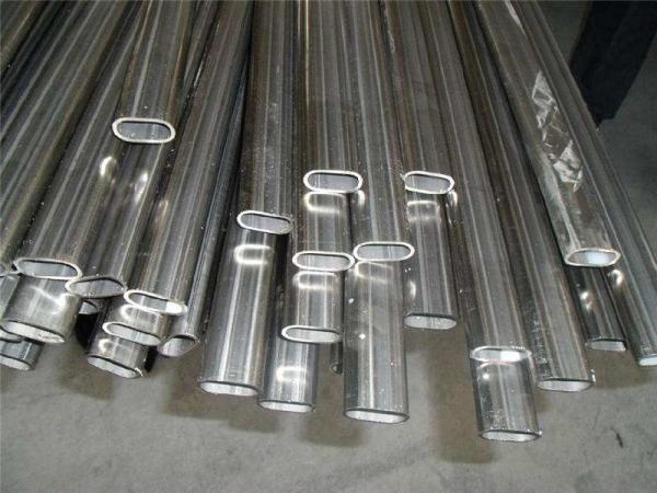 Hollow Section Elliptical Steel Pipe Non Fading For Furniture Flat End