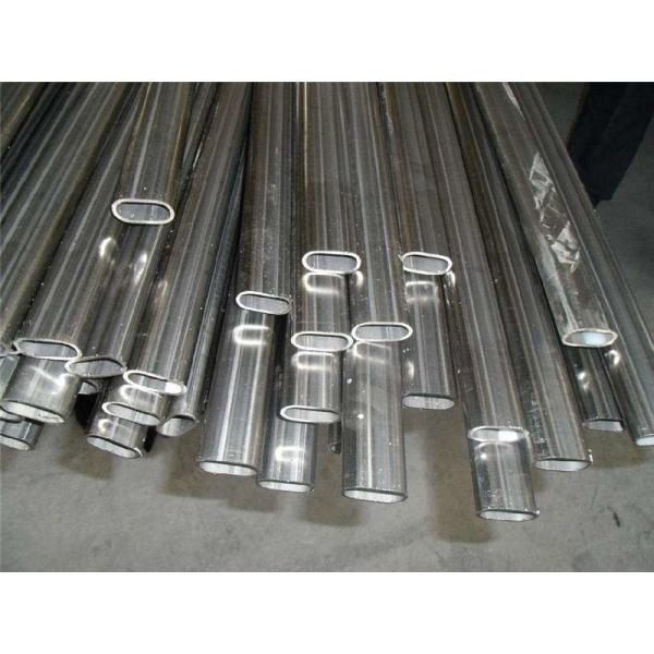 Customized Elliptical Steel Pipe 3m - 12m Governor Black / Galvanized Surface