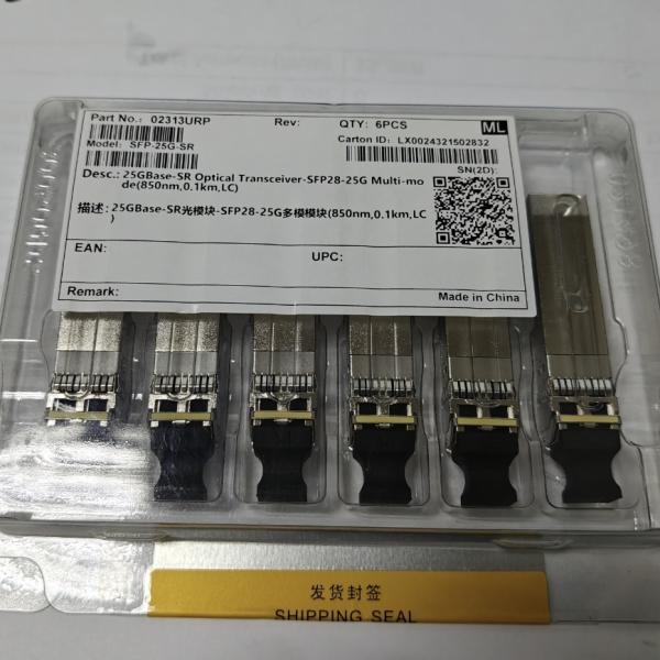 SFP-25G-SR-S 25GBASE-SR Optical Transceiver-SFP28-25G SFP28 850nm 100m DOM Duplex LC MMF Fiber 25Gbps Network Module