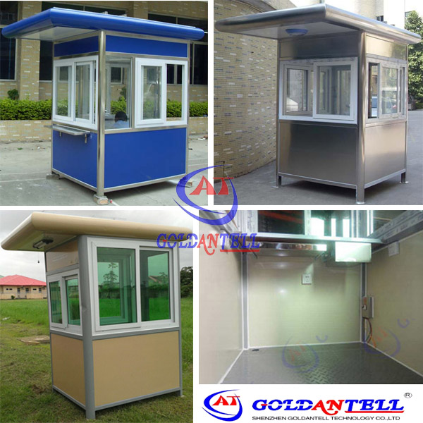 Customized Prefabricated Steel Frame sentry garden shed Easy Move