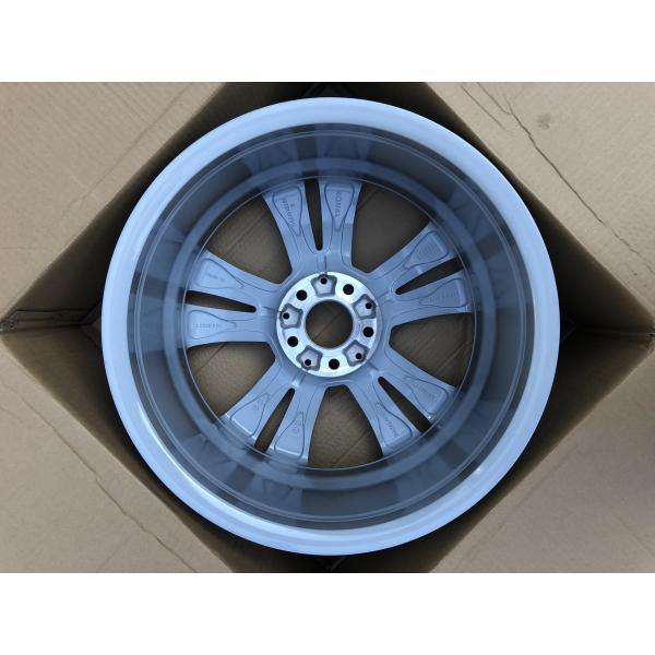 Lightweight ET43 5 Double Spoke 18 Inch Aluminum Rims Grey Himalaya Polished