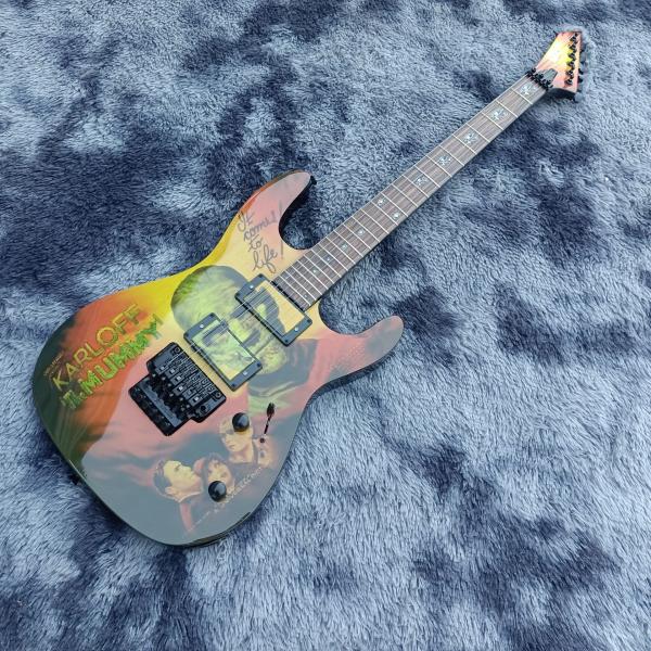 Custom kirk Hammett KH-3 Karloff Mummy Electric Guitar