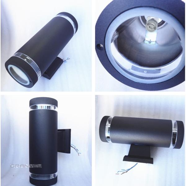 Industrial Outdoor Up Down Led Wall Light Fixtures Wireless Ip65 Round Shape