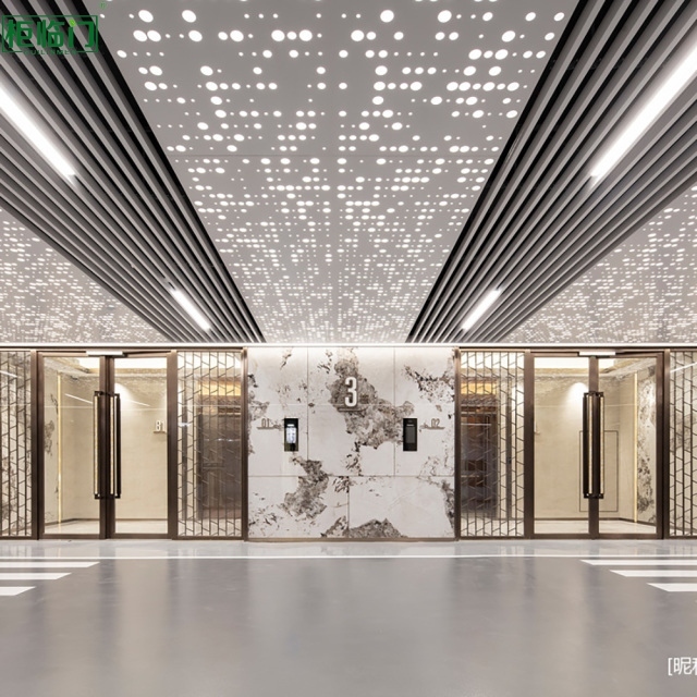 Starry Sky Interior Aluminum Ceiling Panel For Building Decoration