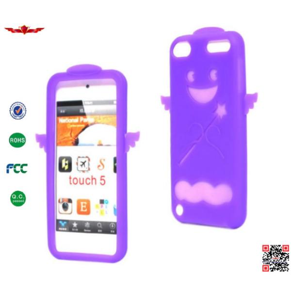 Hot Selling 100% Quality Guaranteed Angel Silicone Cover Cases For Ipod Touch 5 Colorful