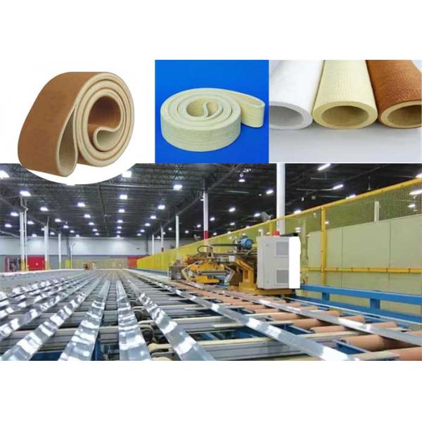 Correa sin fin del fieltro del fieltro PBO de la temperatura alta para la protuberancia de aluminio