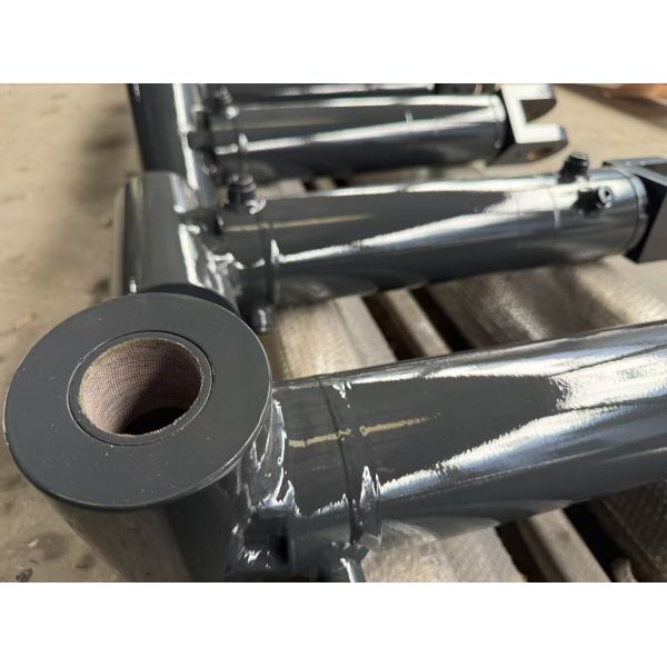 Double Clevis Mounted Double Acting Rexroth Cylinder With Hard Chrome Plated Steel