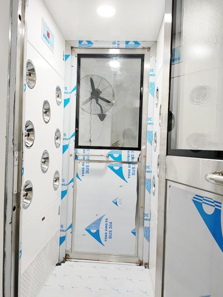 Duche de ar industrial de sala limpa com ventilador centrífugo para indústria farmacêutica