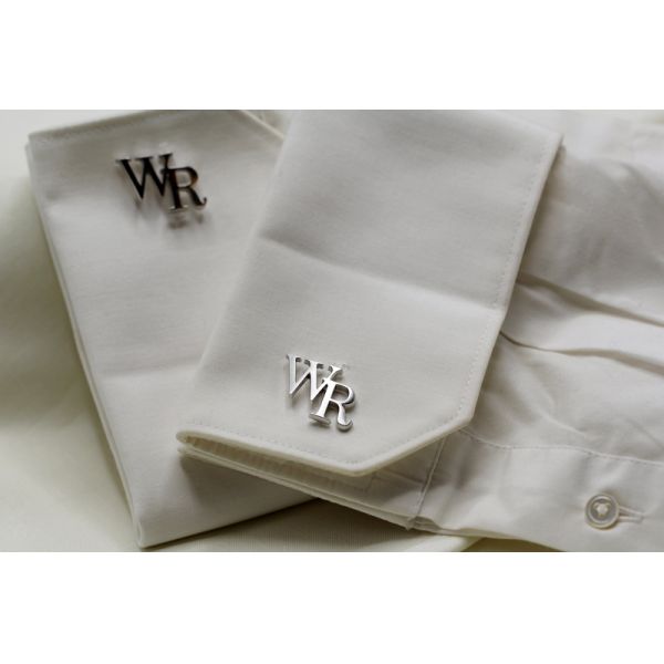 CZX Personalized Name Cufflinks  Customized  Groom Wedding Sterling Material Cufflinks