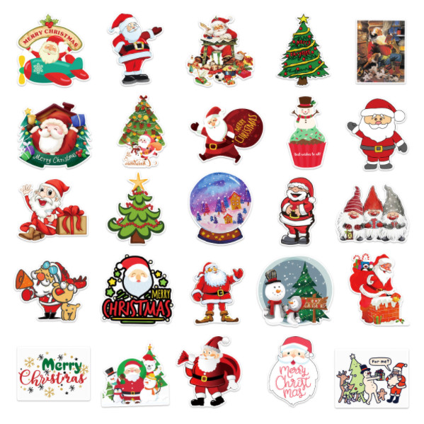 prenda impermeable amistosa del PVC de Eco de las etiquetas engomadas de la pintada de la historieta 50pcs