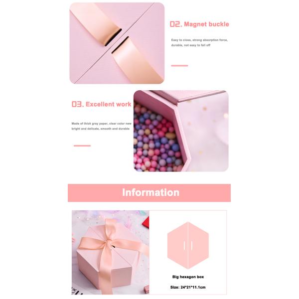 Сердце подарка дня Святого Валентина коробки изготовленного на заказ картона упаковывая оптовое сформировало подарочную коробку с лентой