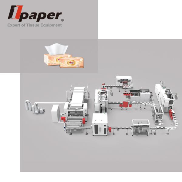 Design Mini Multi-Rolls Papel higiénico guardanapo de embalagem dobrável Máquina 3500 * 1500 * 2000MM