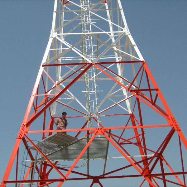 Wireless A36 ASTM 4-Legged Hot-dip Galvanization Telecom Tower for Reliable Internet Solutions