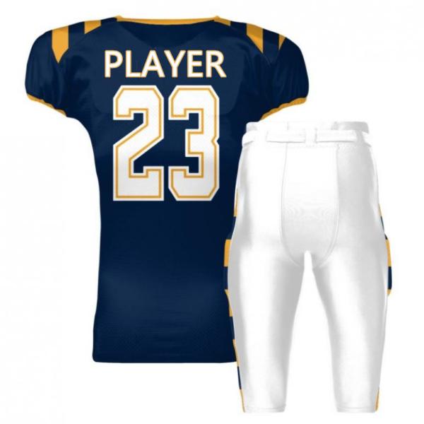 Breathable Youth Printed Football Jersey Kits Anti UV Quick Dry