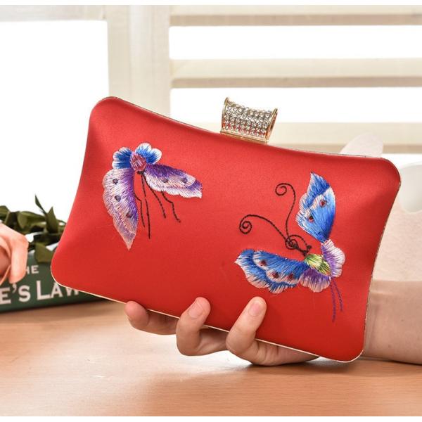 European and American vintage evening bags embroidered clutch bride