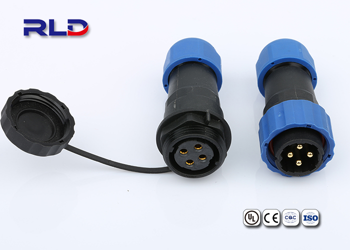 Штепсельная вилка соединителя IP68 гнезда Pin 12AWG 25A 45A 6 водостойкая