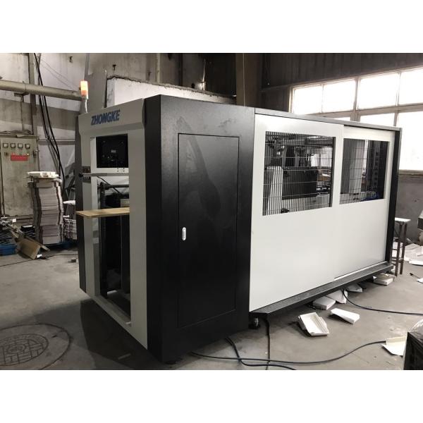 Low Noise Fully Automatic Carton Box Making Machine , Cake Box Making Machine