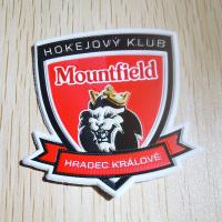 Le label de TPU Logo Printing Heat Transfer Patches a gravé fait sur commande en refief