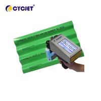 Data Handheld portátil da altura da impressora a jato de tinta 18mm de CYCJET para a chapa de aço
