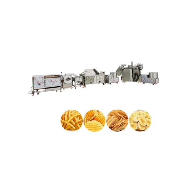 Máquina de fabricação de batatas fritas para produção de batatas fritas 4000*1100*2200mm