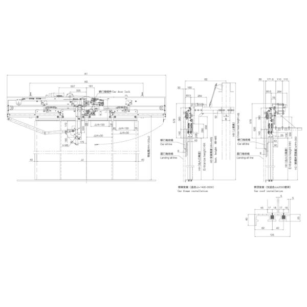 VVVF 4 обшивает панелями разбивочный раскрывая механизм управления дверями используя одновременную передачу пояса