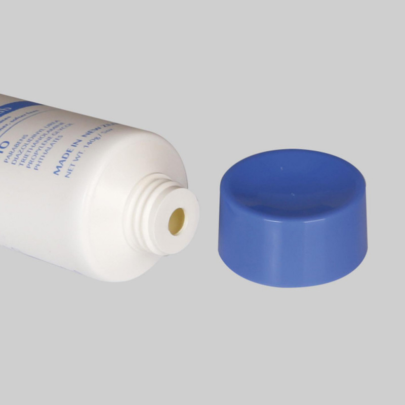Трубка трубок D45mm 140g/5oz выжимкы таможни PE PCR пустая косметическая пластиковая очищая с завинчивой пробкой