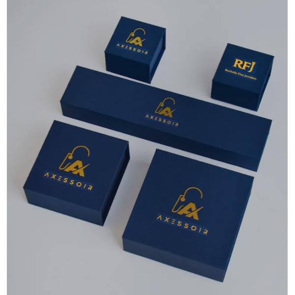 Wholesale Paper Magnetic Closure Small Custom Jewelry Box Gift Packaging With Logo
