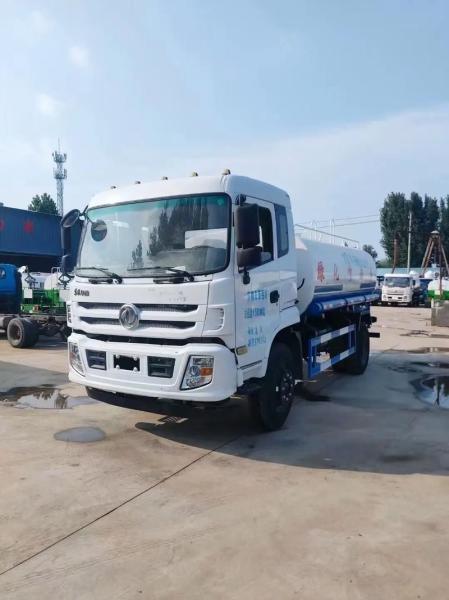 Dongfeng Huasen 4X2 Water Sprinkler Tanker 14000Liters For Construction Sites