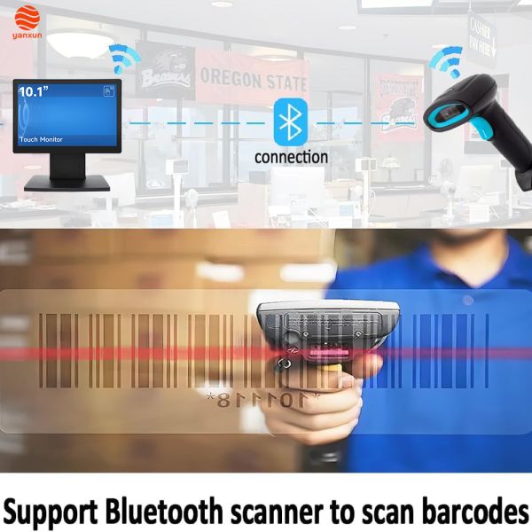 10.1” 10-Point Touch POS Machine  Windows 11 Pro/Android 11, Core i5/2GB RAM, 128GB/32GB Storage, Multi-Port Connectivity for Retail & Hospitality